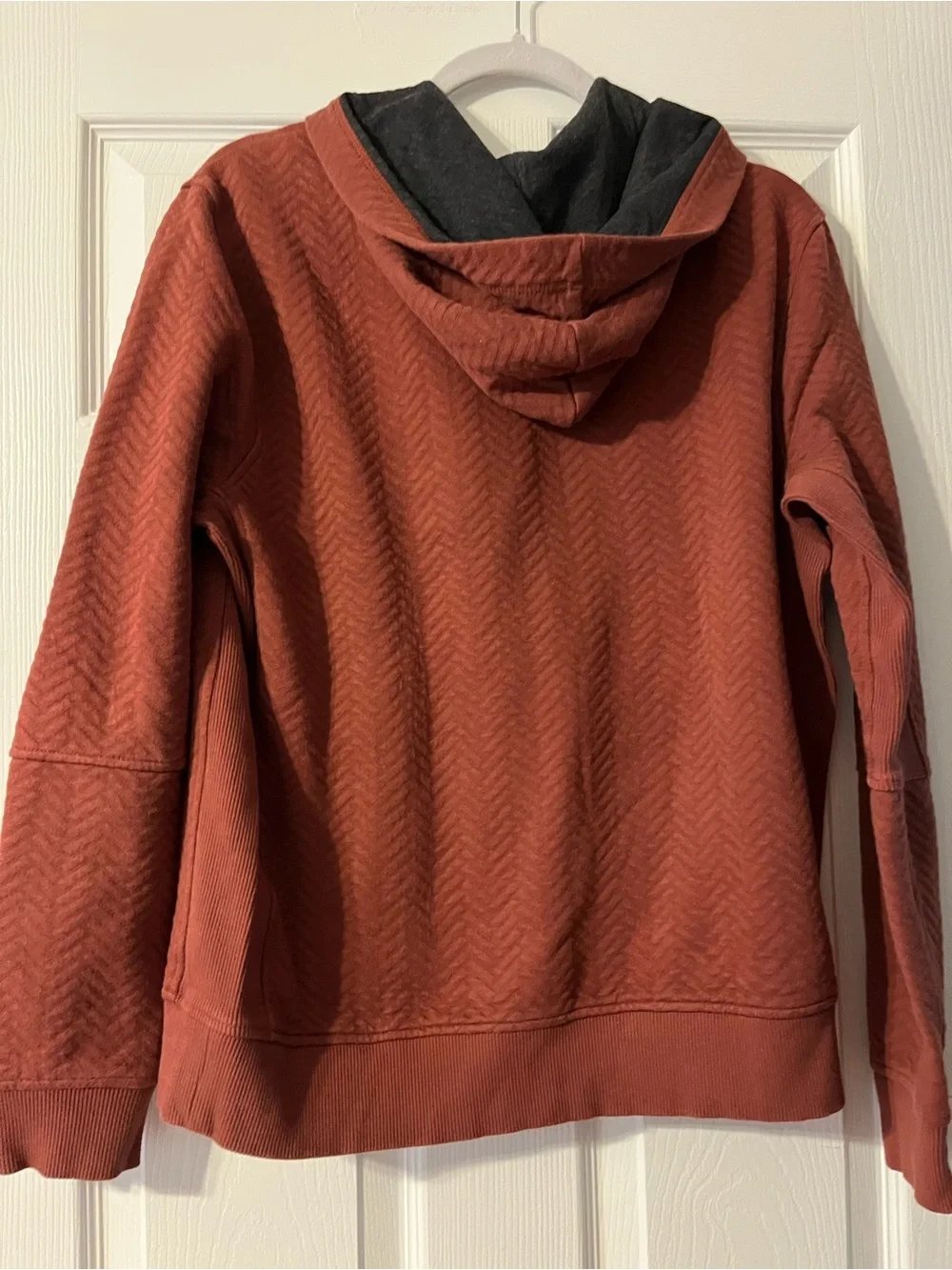 Men's Hooded Sweatshirt in Rust Banana Republic